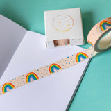Little rainbows paper tape